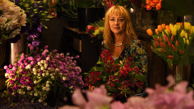 Kelly Thomas, the owner of the Floral Decorator in Erskineville, said the market at the local school could hurt small businesses.