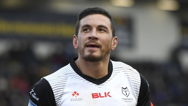 Sonny Bill Williams made his Super League debut for the Toronto Wolfpack on Sunday.