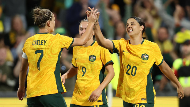Sam Kerr and The Matildas feature prominently in this year’s data.