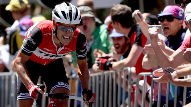 Richie Porte: 'To be fair to [Woods], he was probably the stronger rider of the two of us here.'