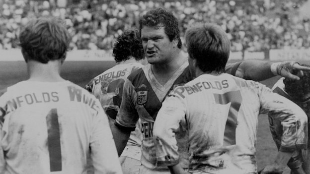 Craig Young lays down the law after the Dragons let in a try.