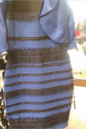 Debate about the colour of the dress - blue and black or white and gold - went viral in 2015.