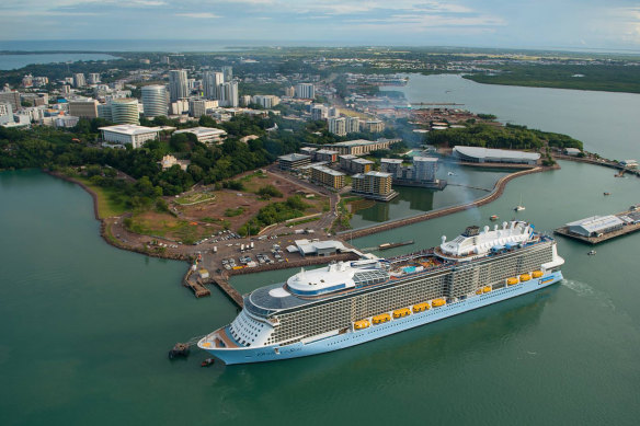 The Port of Darwin. National accounts data reveal the domestic NT economy has grown the fastest of any state or territory through COVID.