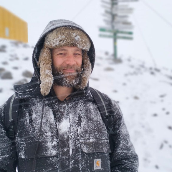 Carpenter Jared McGhie says he wants his Antarctic photography to stir emotions.