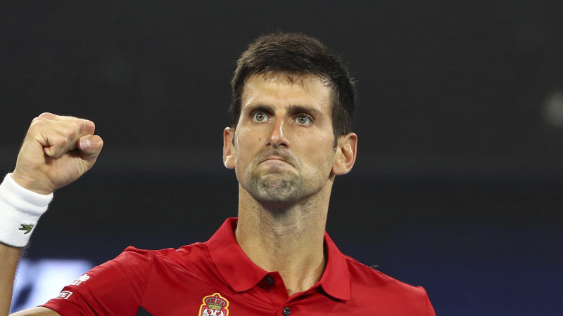Novak Djokovic Outlasts Anderson In Atp Cup Tie