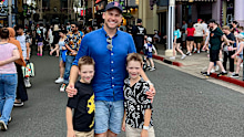 Tim with twin nephews Oliver and Lincoln. 