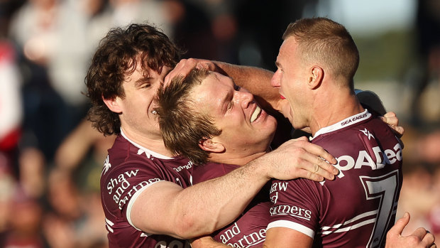 Manly shapes up to missing $3m in middles after downing Dragons with 13 men