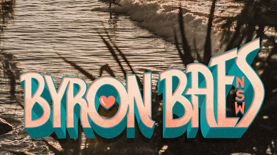 A promotional image for Byron Baes, Netflix’s first Australian reality TV series, about the social media influencers of Byron Bay and its surrounds.