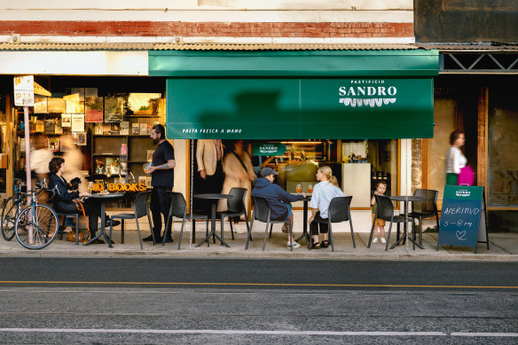 Sandro at dusk.