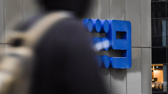 Generic Nine entertainment, 9, Building at Docklands. 29th March 2021 The Age News Picture by JOE ARMAO