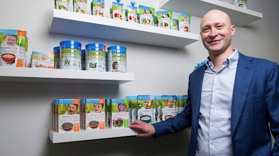 Andrew Cohen, CEO of Bellamy’s Organic.