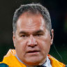 Dave Rennie and Eddie Jones.