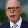 Opposition Leader Peter Dutton and Home Affairs Minister Tony Burke.