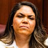 Frustrations: Jacinta Nampijinpa Price and Angus Taylor.