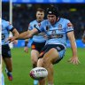 Rival Origin playmakers Ben Hunt and Matt Burton.