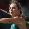 Three Aussies into women’s javelin final, but Barber has a close shave