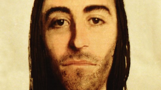 A police image of one of the men who killed Rod Miller and Gary Silk, released within days of the murder and based on descriptions by two passing police. It cannot possibly be Debs, which means there must have been two killers. 