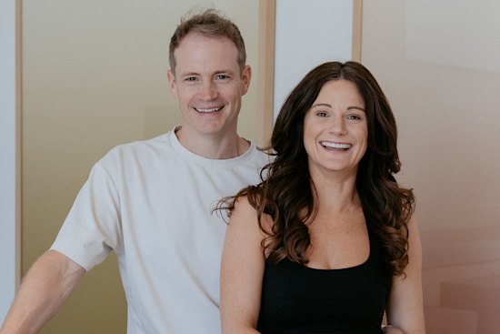 Sheet Society’s Hayley and Andy Worley have tried banning work talk at home, but it isn’t always feasible.