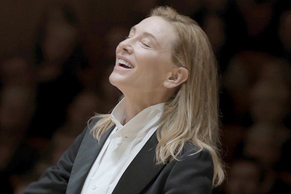 Cate Blanchett as acclaimed conductor Lydia Tar.