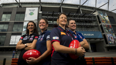 brayshaw coaches aflw carlton mcferran natalie geelong morecroft