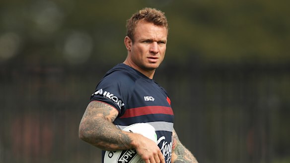 Jake Friend loves a short-side raid for the Roosters.