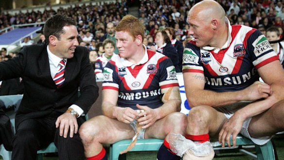 Brad Fittler, left, and Craig Fitzgibbon, right, have a friendship spanning more than 20 years.
