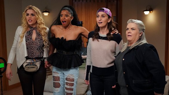 Busy Philipps, Renée Elise Goldsberry, Sara Bareilles and Paula Pell strike comedy gold in Girls5eva