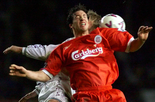 Fowler in his playing days for Liverpool.