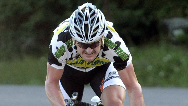 Teamwork: Floyd Landis, seen here competing back in 2010, is launching his own cycling outfit.