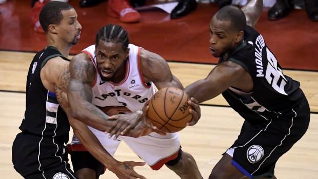 Leonard has starred for the Raptors in the playoffs this season.