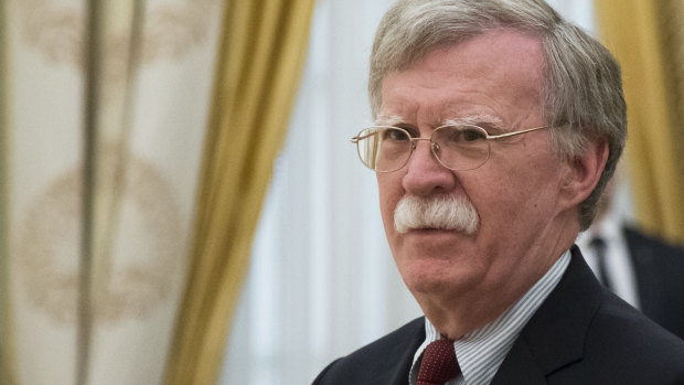 United States National Security adviser John Bolton met Eurosceptic figures without the knowledge of the Prime Minister's office.