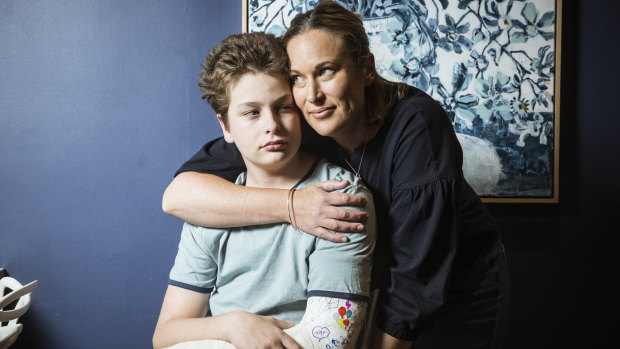 Emily Shepard says her 13-year-old son Louis won’t get specialised classroom support after cuts by the education department.