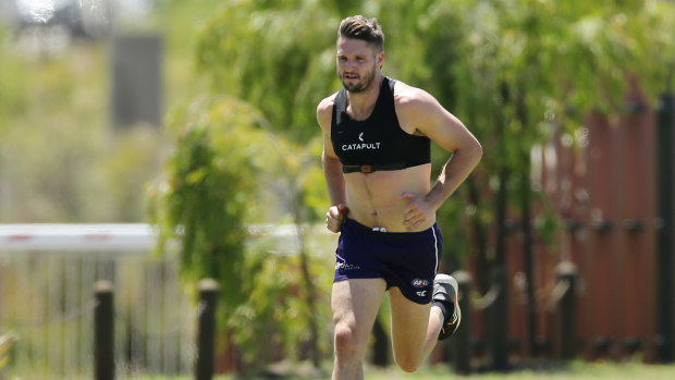 Jesse Hogan will head to the Queensland AFL hub with the Dockers.