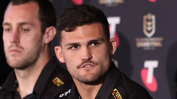 Panthers co-captain Nathan Cleary is trying to win his second premiership.