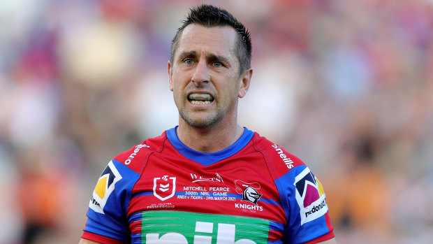 Mitchell Pearce had a tough end to the 2021 season.