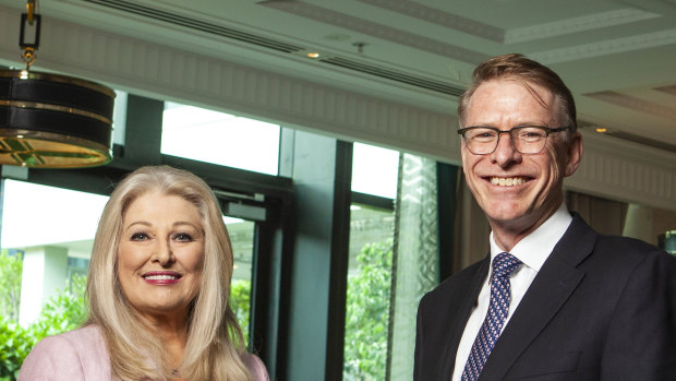  Ken Barton and Helen Coonan were promoted to the roles of chief executive and chairwoman at Crown Resorts on Friday. 