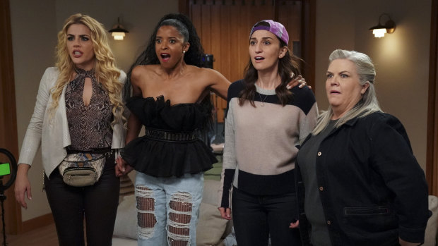 Busy Philipps, Renée Elise Goldsberry, Sara Bareilles and Paula Pell strike comedy gold in Girls5eva