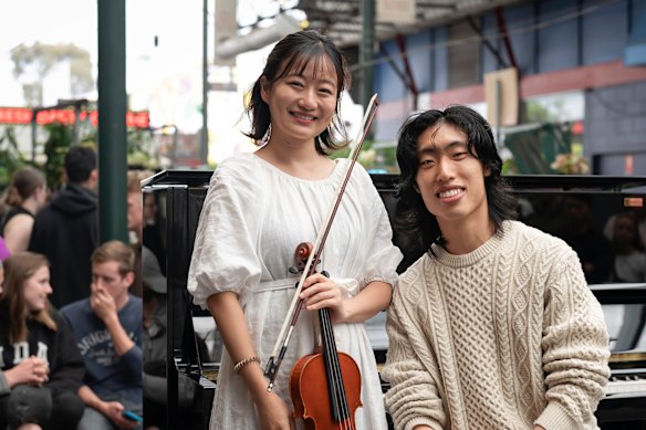 Andy and Shion appear in the ABC’s new show The Piano.