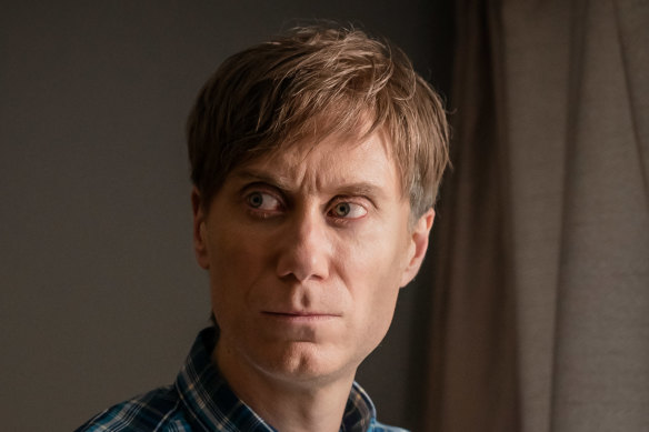 Stephen Merchant in The Barking Murders.