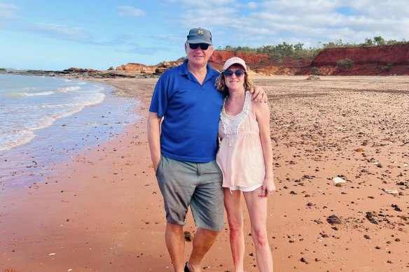 James and Catriona Wilson, from Mansfield, took on Qantas after they were sent a lifetime membership card to the Qantas Club.