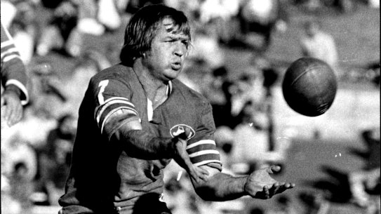 Tommy Raudonikis during his time at Newtown.