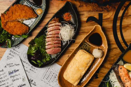 Everything on the menu is designed to go with a drink.