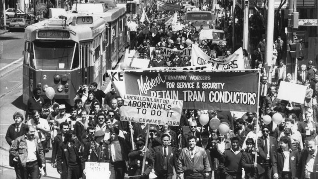 From the Archives, 1998: Melbourne farewells tram conductors