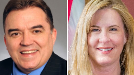 Senator John A. Hoffman and Rep. Melissa Hortman. 