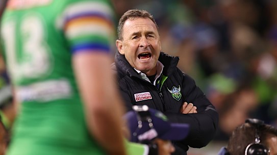 Ricky Stuart says he is trying to become more mellow - not that you’d know it.
