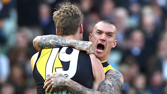Dustin Martin has won the Norm Smith Medal.