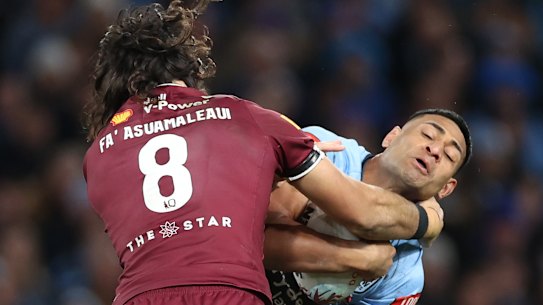Tino Fa’asuamaleaui was on a mission in the Origin decider.
