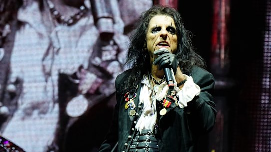 American rock singer and songwriter Alice Cooper performs at Pandemonium Music Festival in Scoresby on Saturday 20 April 2024.
