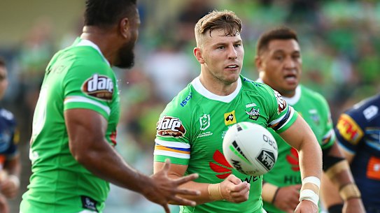 Canberra’s Englishman halfback George Williams is homesick.