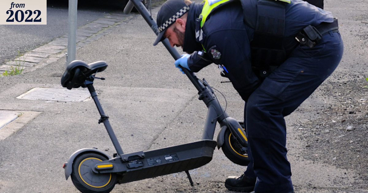 E-scooter death: Man who died in scooter accident was travelling at ...